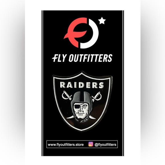 Raiders Enamel Pin - Picture 2 of 2
